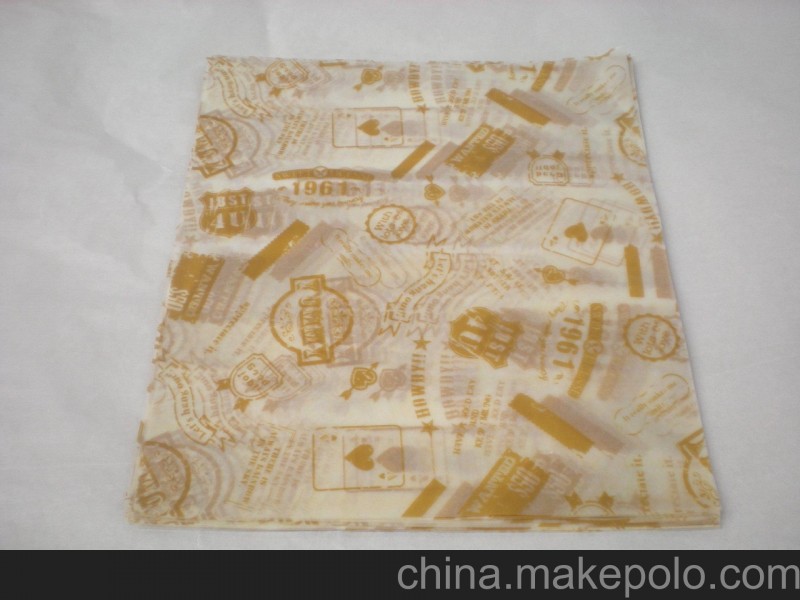 廠家直銷(xiāo)糖果包裝用蠟紙防油防潮紙