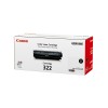 佳能(Canon) CRG-322 黑色打印機硒鼓 適用ShotLBP9100C,9500C,9600C A4 5%覆蓋率打印6500頁