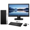 惠普（HP）臺式電腦/HP ProDesk 400 G5 MT 酷睿I5-8500（3GHz 6核）/4G/500G HHD/DVDRW/無系統/21.5寸顯示器/三年上門(  HP ProDesk 400 G5 MT-N9010000059)